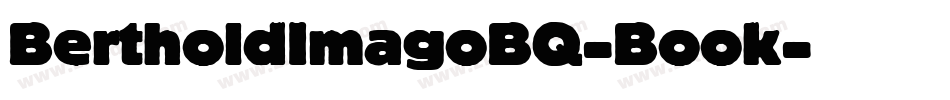 BertholdImagoBQ-Book字体转换
