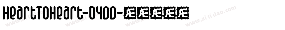 HeartToHeart-D4dd字体转换