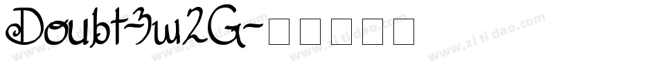 Doubt-3w2G字体转换