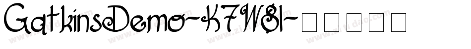 GatkinsDemo-K7W8l字体转换