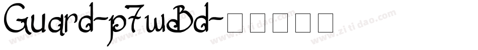 Guard-p7wBd字体转换