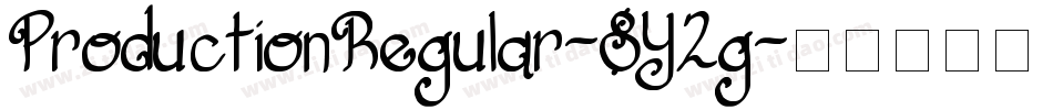 ProductionRegular-8Y2g字体转换