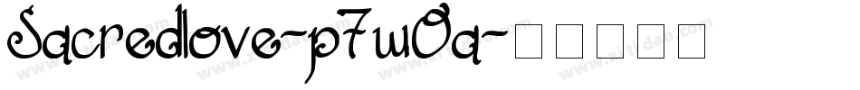 Sacredlove-p7wOa字体转换