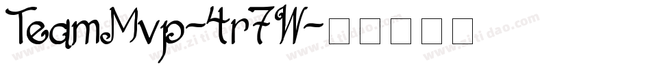 TeamMvp-4r7W字体转换