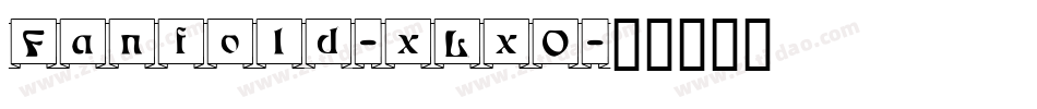 Fanfold-xLxO字体转换
