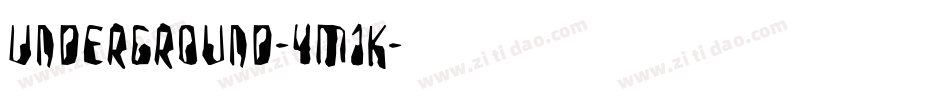 Underground-4M1K字体转换