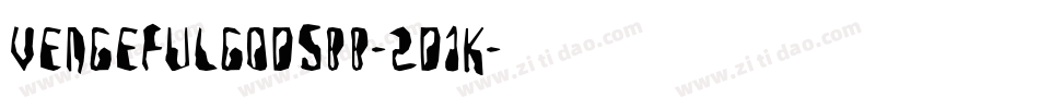 Vengefulgodsbb-2d1K字体转换
