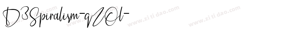 D3Spiralism-qZOl字体转换