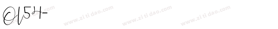 OL54字体转换
