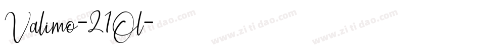 Valimo-21Ol字体转换