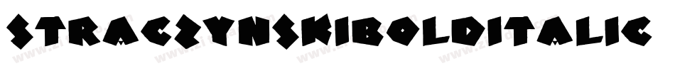 StraczynskiBoldItalic-JVrE字体转换