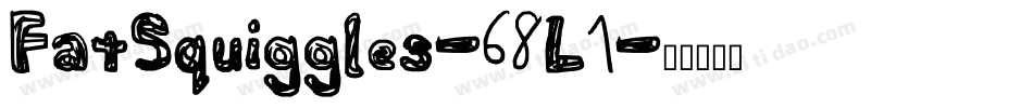FatSquiggles-68L1字体转换