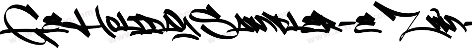 GeHolidaySampler-eZvm字体转换
