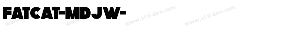 Fatcat-MdJw字体转换