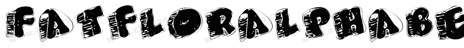 Fatfloralphabetxperimental-vRvO字体转换