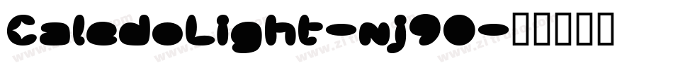 CaledoLight-nj9O字体转换