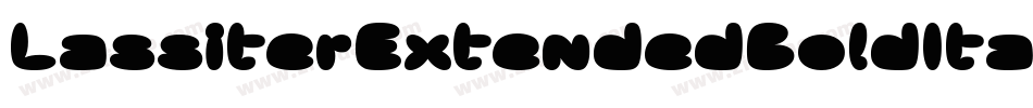 LassiterExtendedBoldItalic-nd9O字体转换