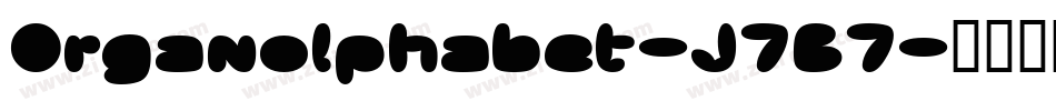 Organolphabet-J7B7字体转换