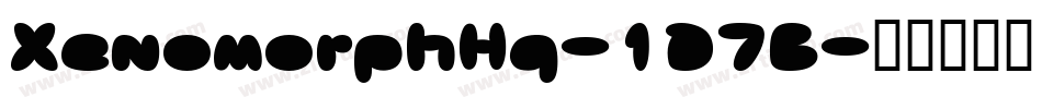 XenomorphHq-1D7B字体转换