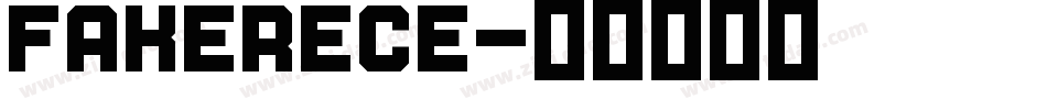 FAKERECE字体转换
