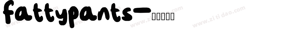 fattypants字体转换