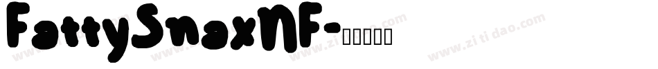 FattySnaxNF字体转换