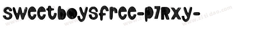Sweetboysfree-p7Rxy字体转换