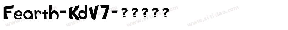 Fearth-KdV7字体转换