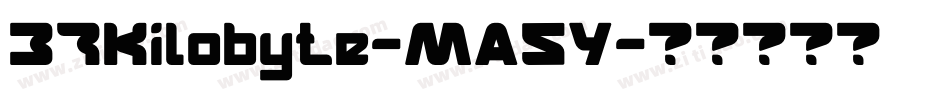 37Kilobyte-MA5Y字体转换