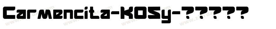 Carmencita-KO5y字体转换