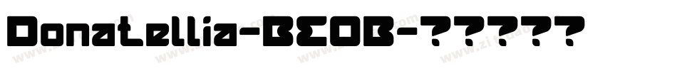 Donatellia-BE0B字体转换