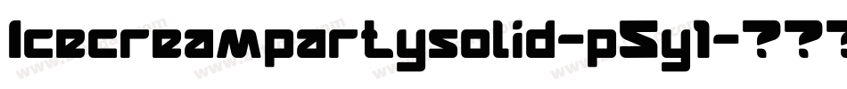 Icecreampartysolid-p5y1字体转换
