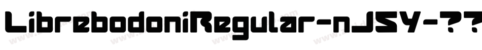 LibrebodoniRegular-nJ5Y字体转换