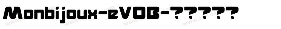 Monbijoux-eV0B字体转换