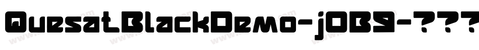 QuesatBlackDemo-j0B9字体转换