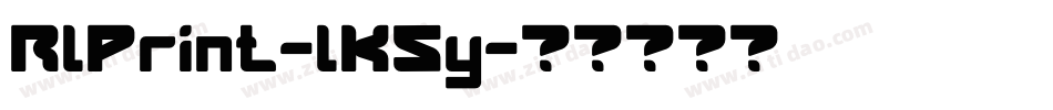RlPrint-lK5y字体转换 RlPrint-lK5y字体转换