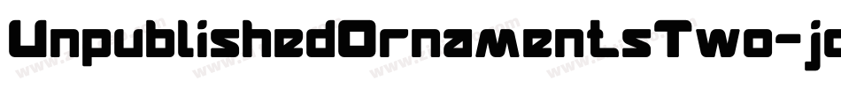 UnpublishedOrnamentsTwo-jd5y字体转换