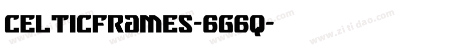 CelticFrames-6g6q字体转换