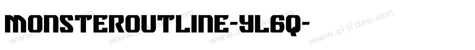 MonsterOutline-yL6q字体转换