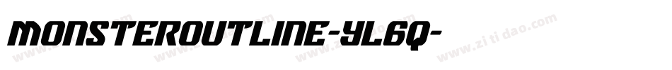 MonsterOutline-yL6q字体转换