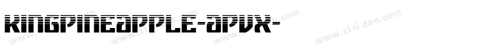 KingPineapple-aPvx字体转换