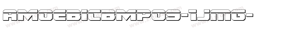 AmoebicBmp09-1jMg字体转换