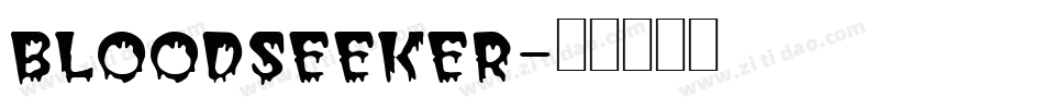 BLOODSEEKER字体转换