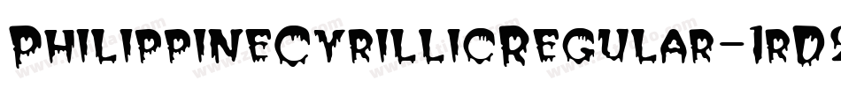 PhilippineCyrillicRegular-1rD2字体转换