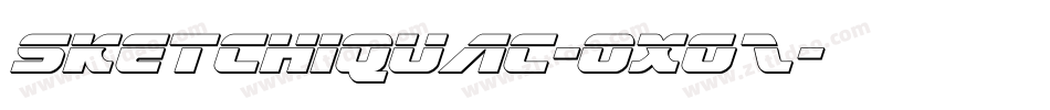 Sketchiquac-oXGz字体转换 Sketchiquac-oXGz字体转换