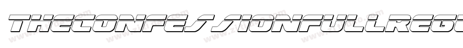 TheConfessionFullRegular-8qGz字体转换