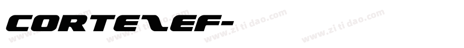 CortezEF字体转换