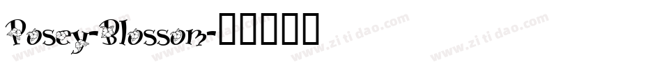 Posey-Blossom字体转换