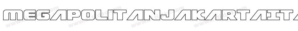 MegapolitanJakartaItalic-lGzd字体转换