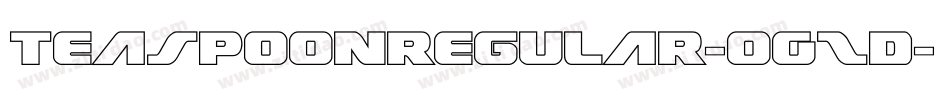 Teaspoonregular-OGzd字体转换